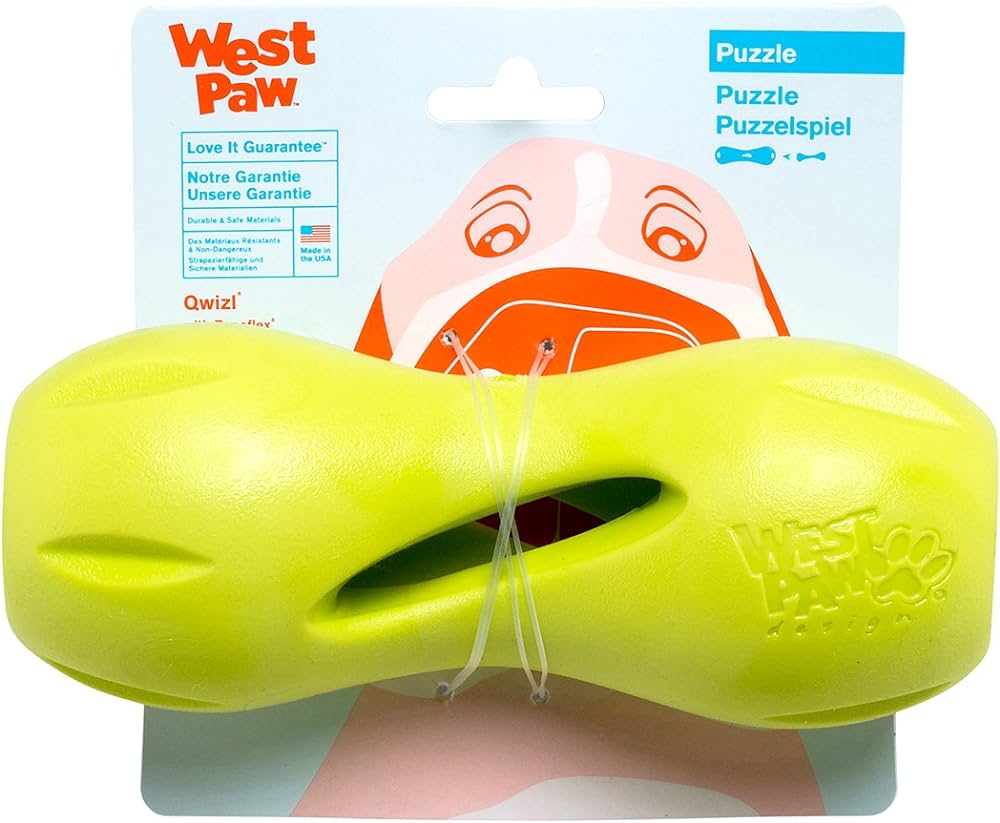 West Paw Zogoflex Qwizl Dog Puzzle Treat Toy